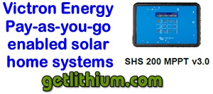 Victron Energy Pay-as-you-go enabled solar home systems for Recreational Vehicles, sailboats, Yachts/ Marine and Off-Grid solar panel systems