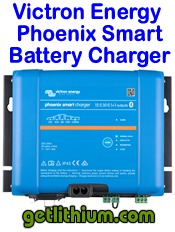 Victron Energy Phoenix 12 Volt 30 Amp Smart IP43 battery charger for RV and Marine