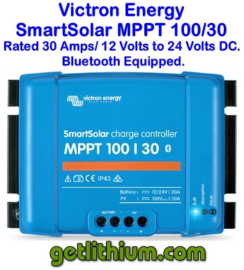 Victron Energy high quality RV, Marine and Solar Panel System SmartSolar  Bluetooth and BlueSolar MPPT solar panel charge controllers.