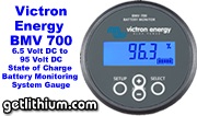 Victron Energy BMV 700 battery monitoring system battery systems 6.5 Volts to 95 Volts DC - perfect for RV's, marine electric proipulsion and solar systems