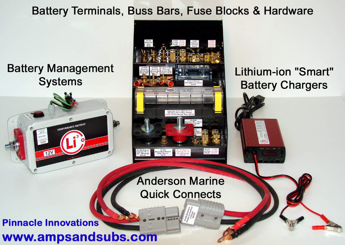 Blue Sea Marine electric components, Lithium-ion Battery ... marine grade fuse box 