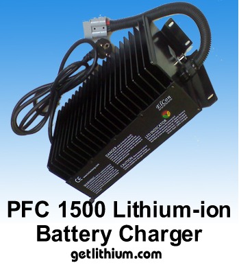 12 Volt to 240 Volt PFC 1500 lithium-ion battery charger