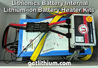 Click on the lithium-ion battery heater system pic for a larger image