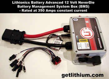 Lithium ion battery with Never-Die box