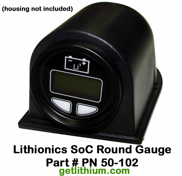 Lithionics Battery State of Charge Monitor Kit gauge