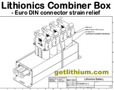 Click here for a larger image of the Lithionics BMS and lithium-ion battery combiner box