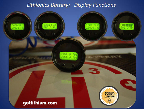 Lithionics Battery State of Charge Monitor Kit gauge