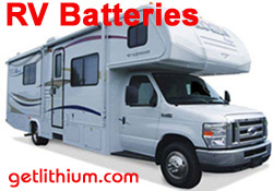 deep cycle lithium-ion batteries for Class a, B and C motorhomes