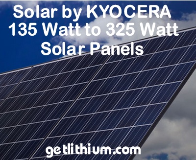 Kyocera high efficiency solar panels for residential, business and industry