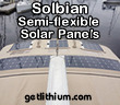 Solbian semi-flexible high output solar panels