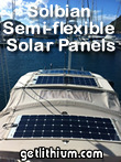 Solbian semi-flexible high output solar panels