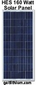 HES 160 Watt solar panel - click for a larger image