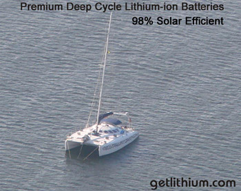 Lithium-ion marine batteries for yachts, sailboats, commercial ships and more. Photo: Rio de Janeiro, Brazil