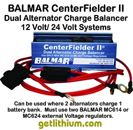 Balmar CenterFielder II 12 Volt/ 24 Volt dual alternator balancer