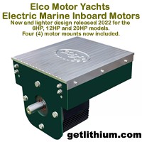 Elco EP6 high efficiency electric marine propulsion motor - click on the image for a larger picture