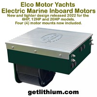 Elco EP6 high efficiency electric marine propulsion motor - click on the image for a larger picture