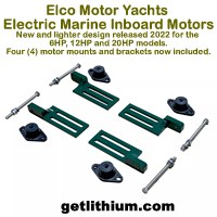 Elco EP6 high efficiency electric marine propulsion motor - click on the image for a larger picture