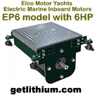 Elco EP6 high efficiency electric marine propulsion motor