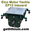 Click here to see the new Elco EP12 48 Volt 12 horsepower DC electric inboard lightweight and efficient marine motor