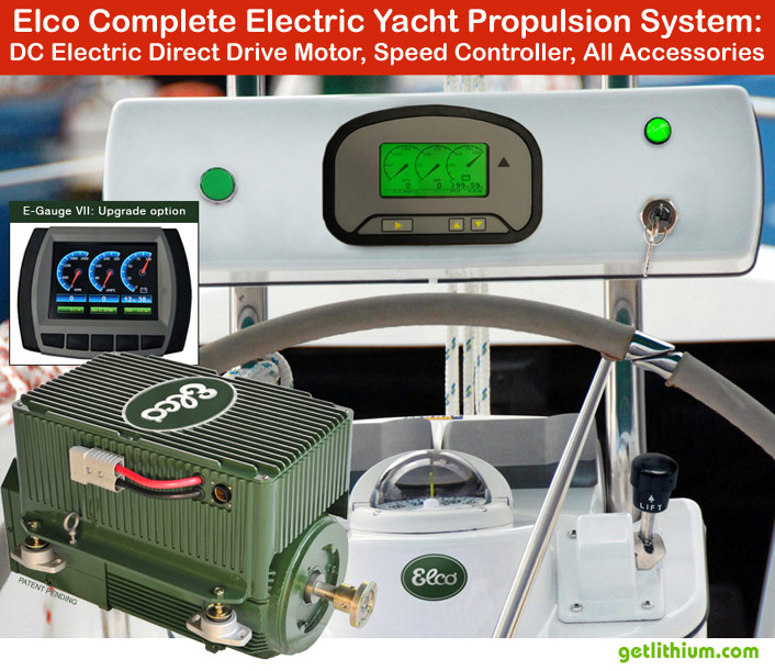 Elco electric marine propulsion plug and play sustem