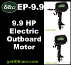 Elco Motor Yachts 9.9hp electric outboard marine motor