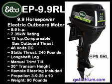 Click here for more information on this Elco electric outboard motor...