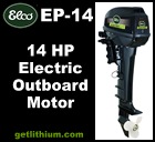 Click here for the Elco EP-14 high efficiency electric outboard marine propulsion motor