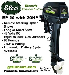 Elco Motor Yachts 9.9hp electric outboard marine motor