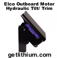 Panther electric outboard motor hydraulic tilt/ trim system