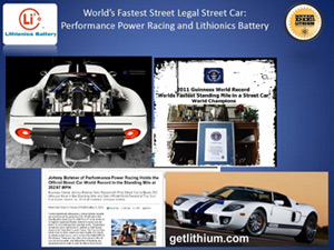 Guinness World Record for Ford GT40: world's fastest street legal car