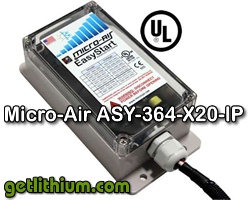 Micro-AirEasyStart soft start module for RV and marine air conditioners - Model ASY-364-X20-IP