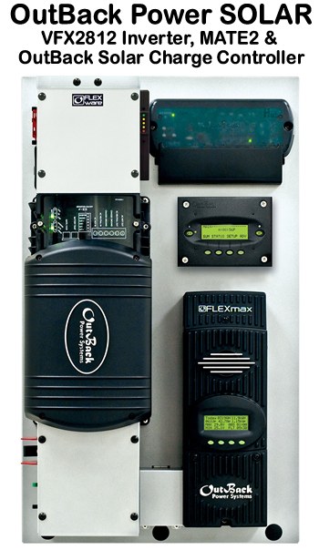 Click here for a larger image of this OutBack Power VFX 2812 Inverter Charger for off-grid and solar power systems