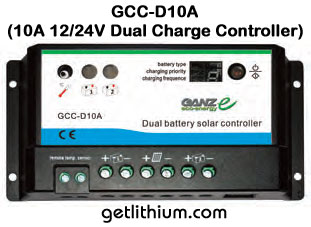 Ganz solar charge controller for RV, Marine and more...