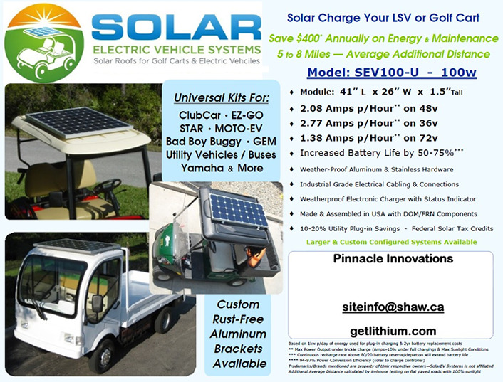 Click here for a larger image of this mobile LSV/ RV solar panel system