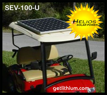Solar EV SEV-100-U 100 watt universal solar panel system