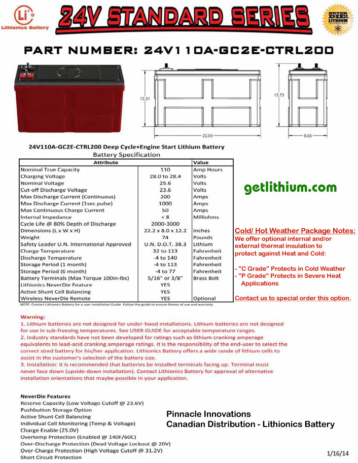 light weight, super safe, powerful, compact lithium ion battery