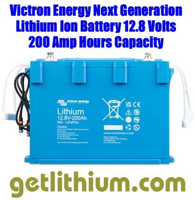 Economical Victron Energy powerful 12 Volt 200 Amp hour modular lithium ion battery system for RV, marine and industrial projects.