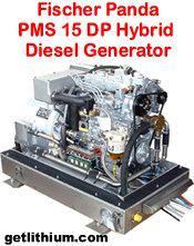 Fischer Panda PMS 15 DP 14.1 kilowatt diesel hybrid electric generator - click for a larger image...