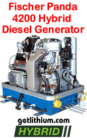 Fischer Panda PMS 4200 Plus 3.8 kilowatt diesel hybrid electric generator - click for a larger image...