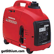 Honda EU1000i 1 kilowatt electric generator - click for a larger image...