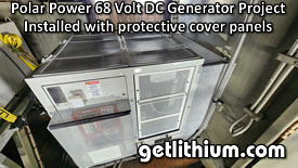 Click here to see more details and photos of this unique custom industrial Polar Power 20kW DC diesel generator project...