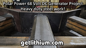 Click on the image for a larger picture of this Polar Power 20kW DC diesel generator snowplow railway project